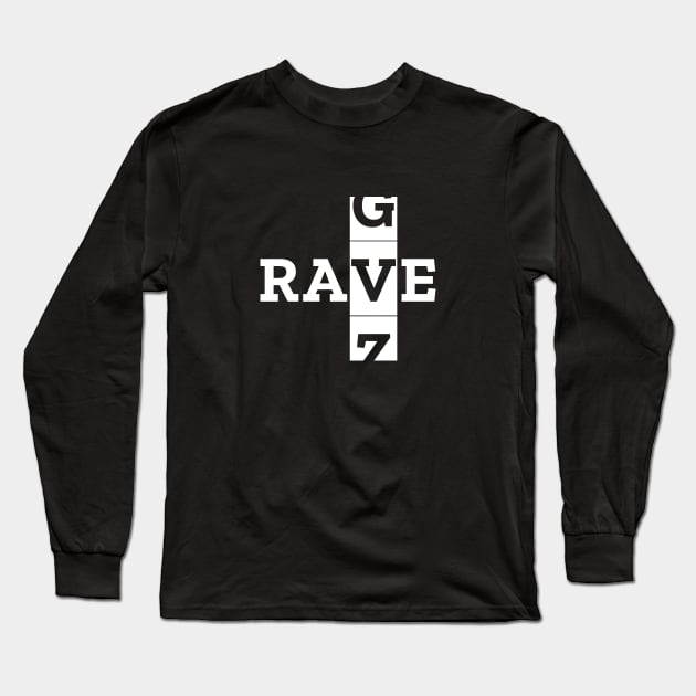 Rave / Rage / Raze Long Sleeve T-Shirt by SNZLER